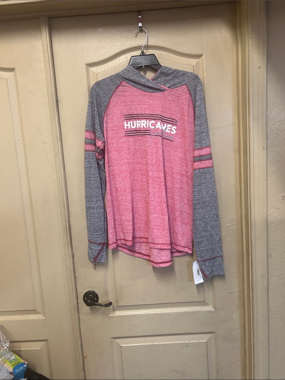 Holloway Pink & Gray 'Hurricaves' Raglan Hoodie OLIWTB